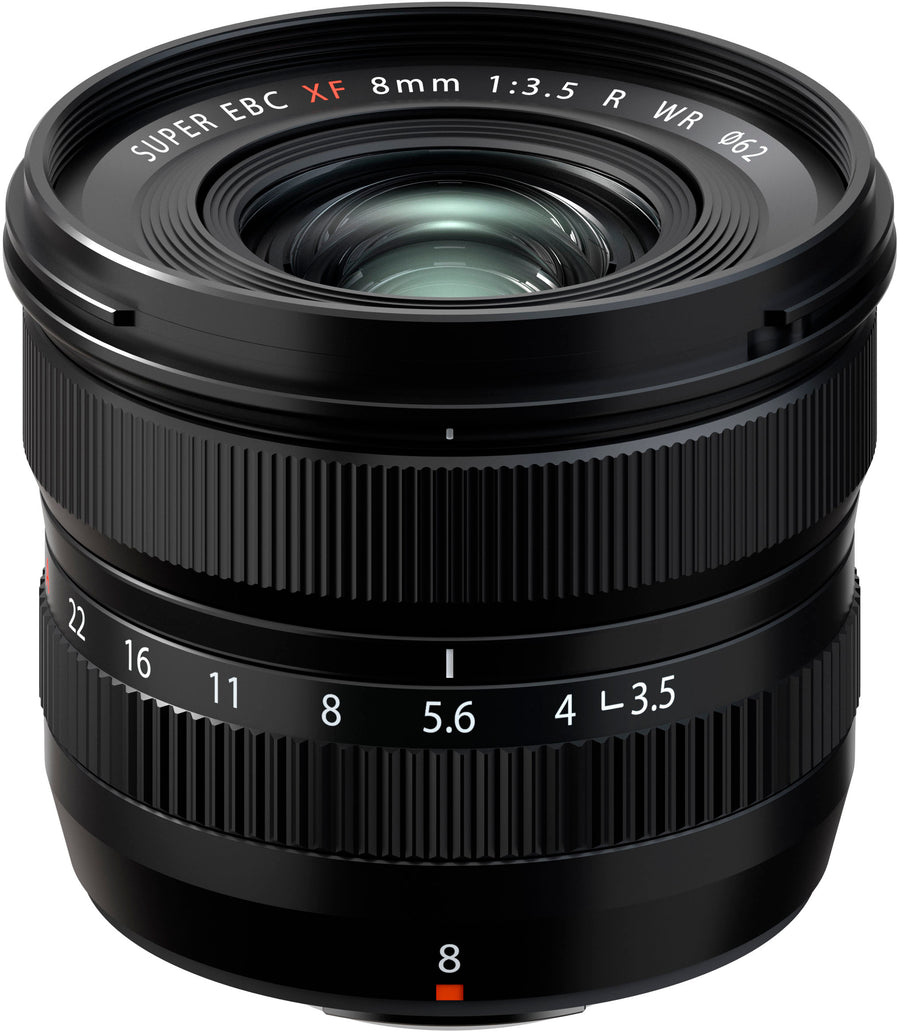 Fujifilm - FUJINON XF8mm F3.5 Standard Prime Lens X-Mount - Black_0