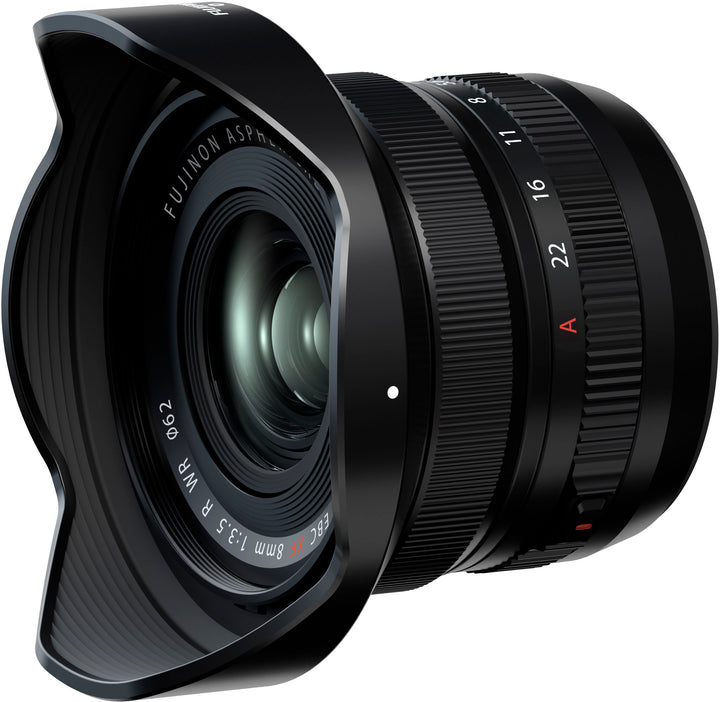 Fujifilm - FUJINON XF8mm F3.5 Standard Prime Lens X-Mount - Black_2