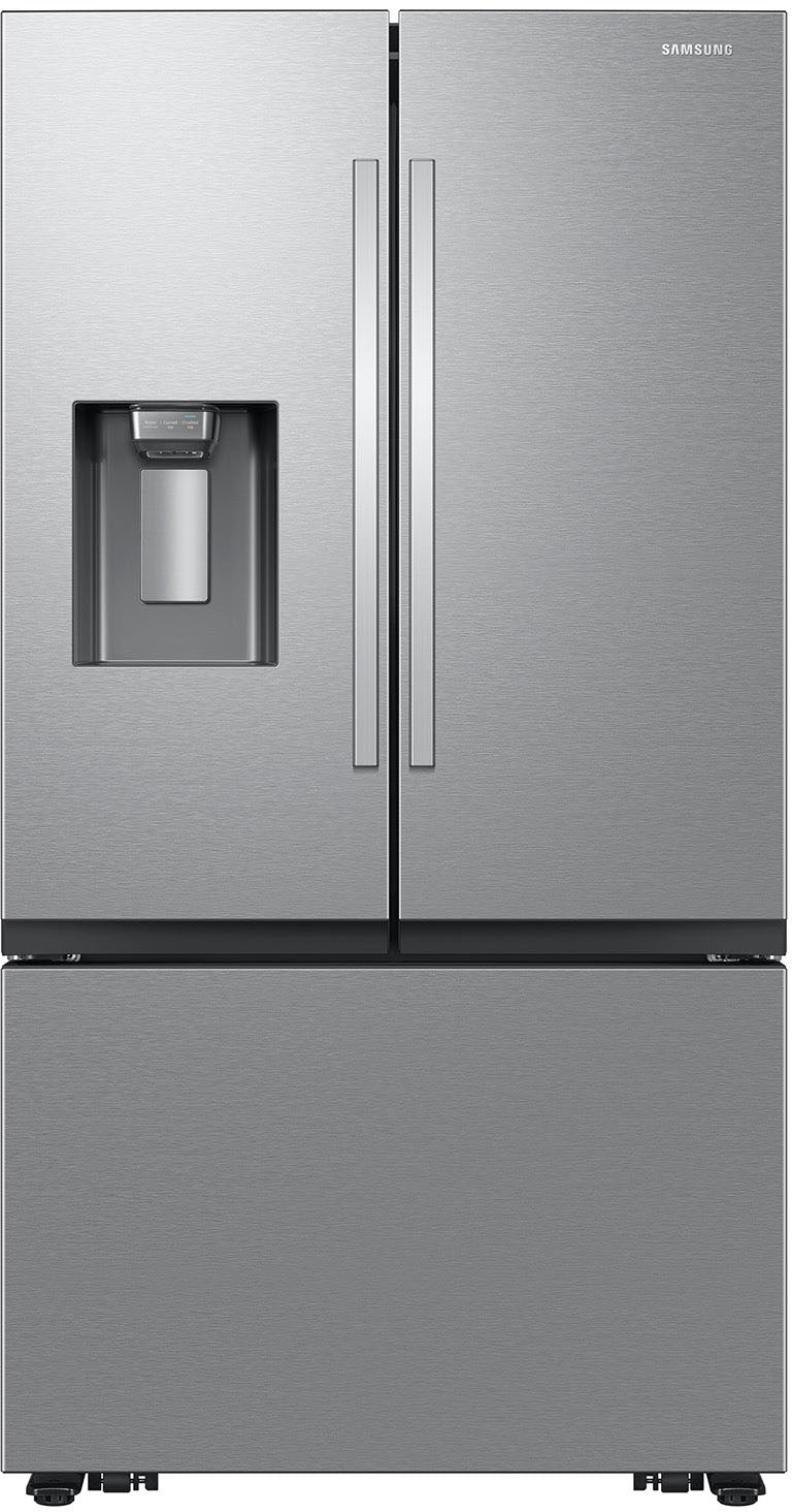 Samsung - 30 cu. ft. Mega Capacity 3-Door French Door Smart Refrigerator with Family Hub - Stainless Steel_0