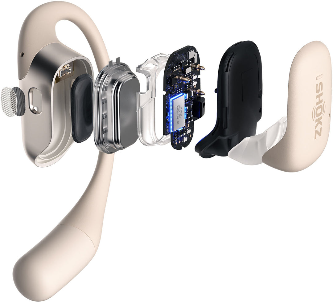 Shokz OpenFit Headphones, Beige - Beige_9