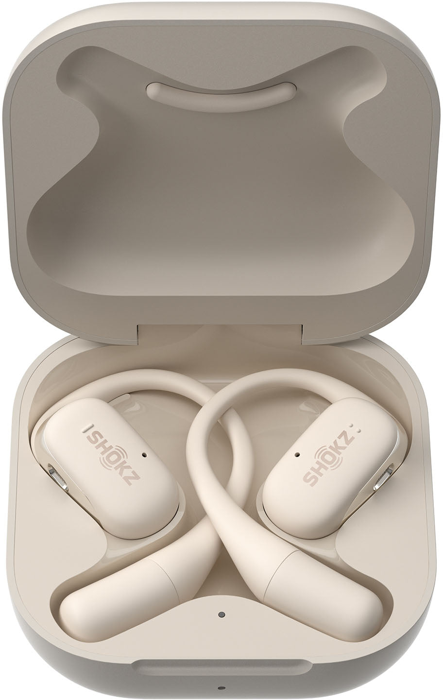 Shokz OpenFit Headphones, Beige - Beige_4