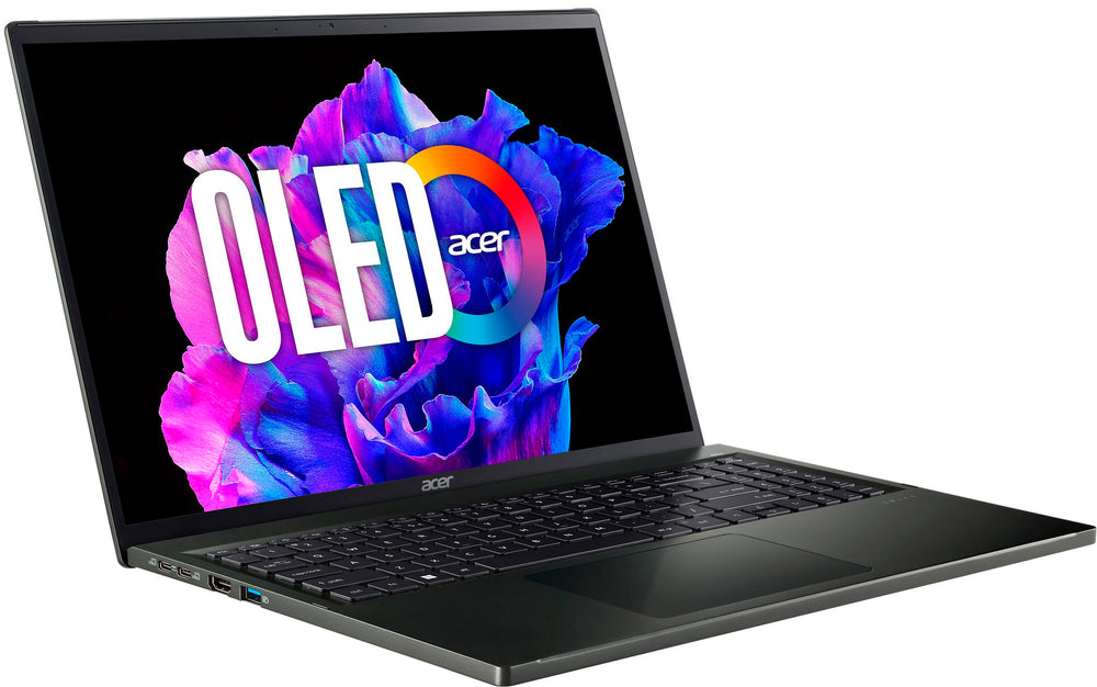 Acer - Swift Edge 16 - 16" 3.2K 120Hz OLED Laptop – AMD Ryzen 7 7840U with 16GB LPDDR5 memory– 1TB PCIe Gen 4 SSD - Olivine Black_1