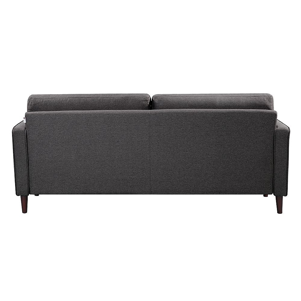 Lifestyle Solutions - Langford Sofa with Upholstered Fabric and Eucalyptus Wood Frame - Heather Grey_5