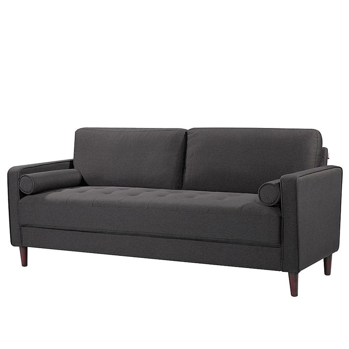 Lifestyle Solutions - Langford Sofa with Upholstered Fabric and Eucalyptus Wood Frame - Heather Grey_2