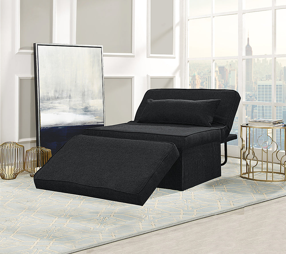 Relax A Lounger - Kotor Otto-Kube Multi-positional Ottoman - Black_8