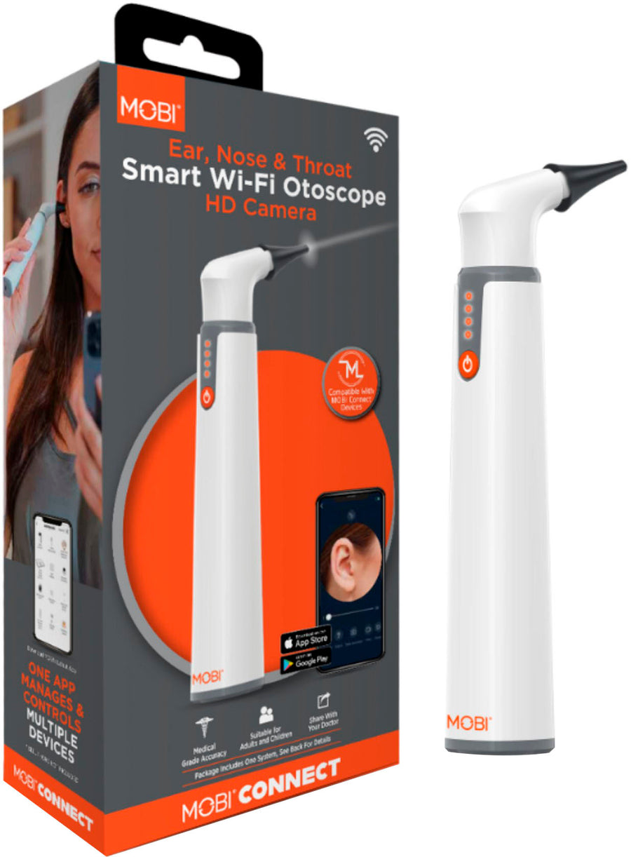 MOBI - Smart Wi-Fi Otoscope HD Camera Used by Doctors to Examine Ears, Teeth, Nose & Throat issues, Extra Attachments Included_0