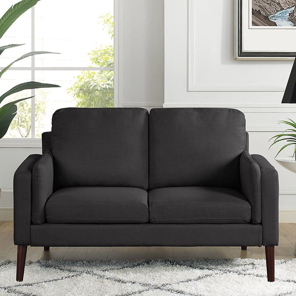 Lifestyle Solutions - Nerd Loveseat with Power and USB ports - Black_2