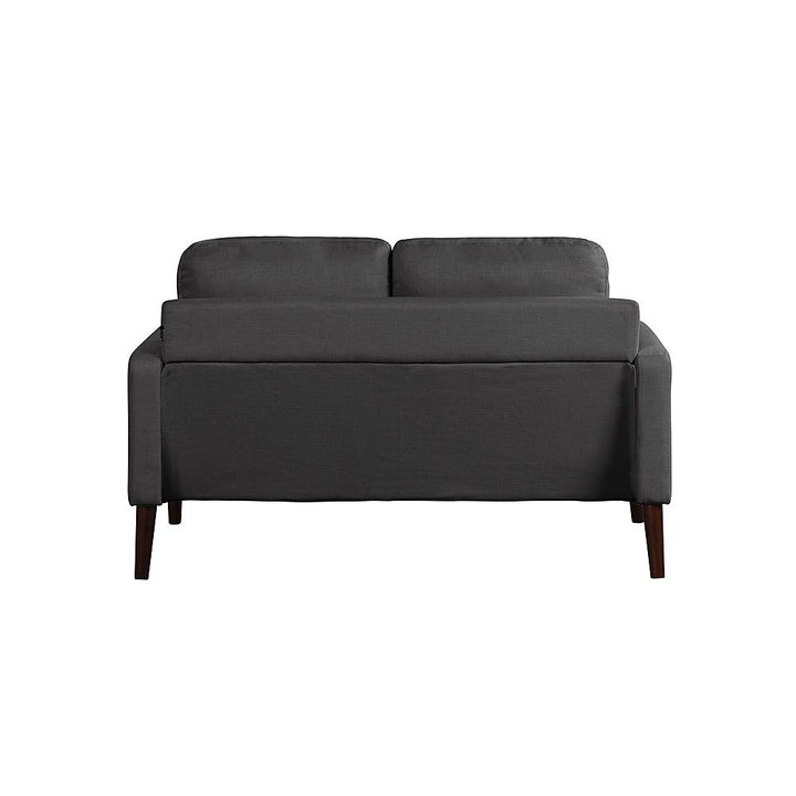 Lifestyle Solutions - Nerd Loveseat with Power and USB ports - Black_0
