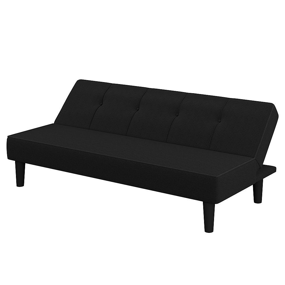 Serta - Lori Three seat Multi-function Upholstery Fabric Sofa - Black_2
