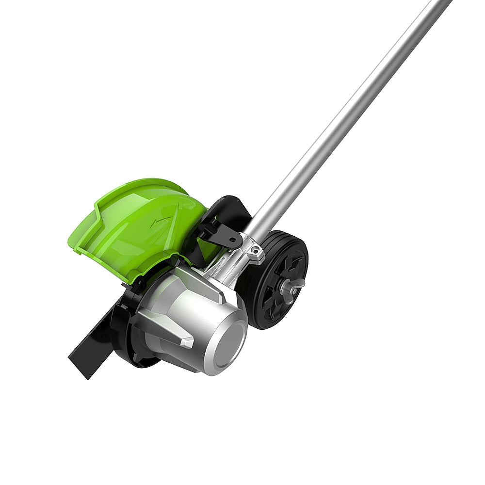 Greenworks - 8" Stick Edger with 2.0Ah Battery, 4A Rapid Charger - Green_1