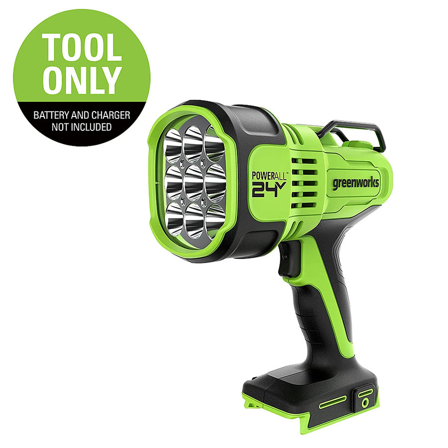 Greenworks - 24 Volt Cordless Battery Spot Light (Battery & Charger Not Included) - Green_0