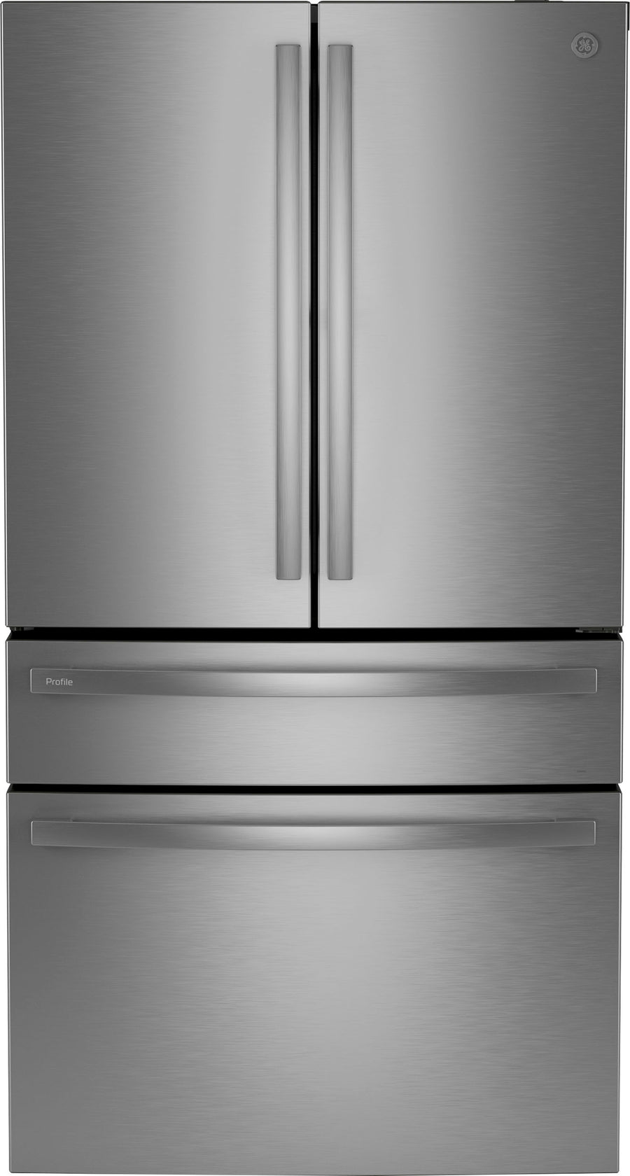 GE Profile - 28.7 Cu. Ft. 4 Door French Door Refrigerator  with Dual-Dispense AutoFill Pitcher - Stainless Steel_0