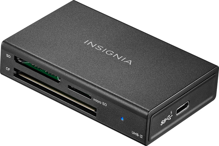 Insignia™ - SD, microSD and CompactFlash Memory Card Reader - Black_8
