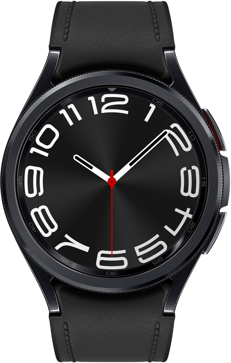Samsung - Galaxy Watch6 Classic Stainless Steel Smartwatch 43mm BT - Black_0