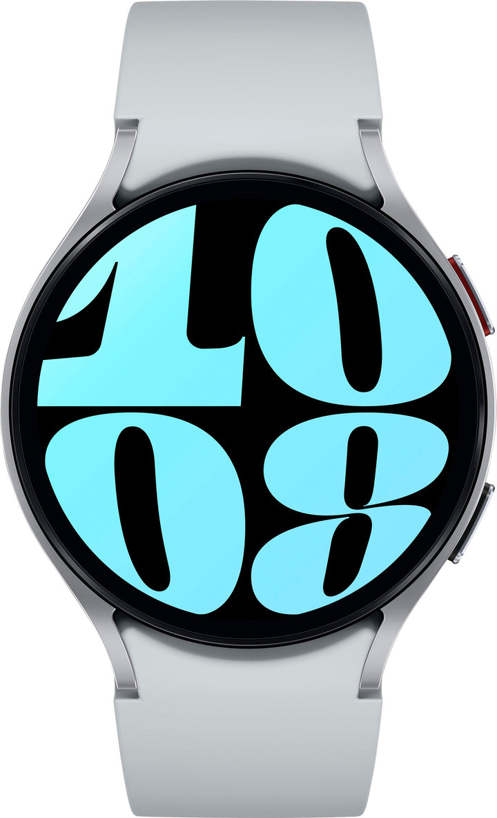 Samsung - Galaxy Watch6 Aluminum Smartwatch 44mm LTE - Silver_0