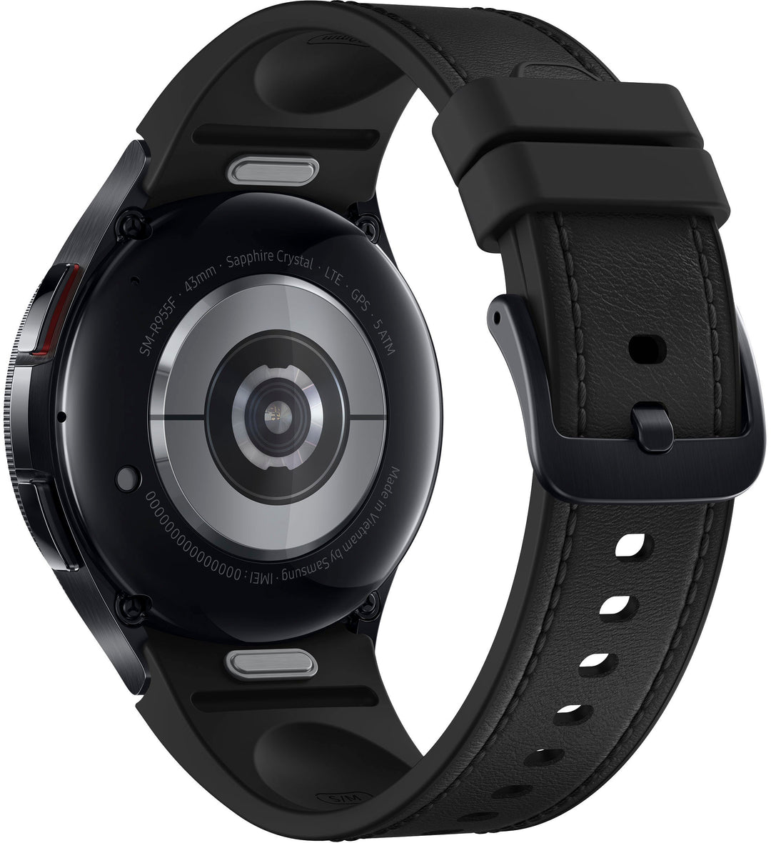 Samsung - Galaxy Watch6 Classic Stainless Steel Smartwatch 43mm LTE - Black_5