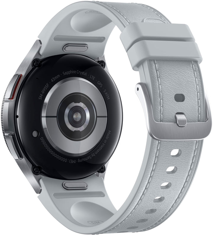 Samsung - Galaxy Watch6 Classic Stainless Steel Smartwatch 43mm LTE - Silver_4
