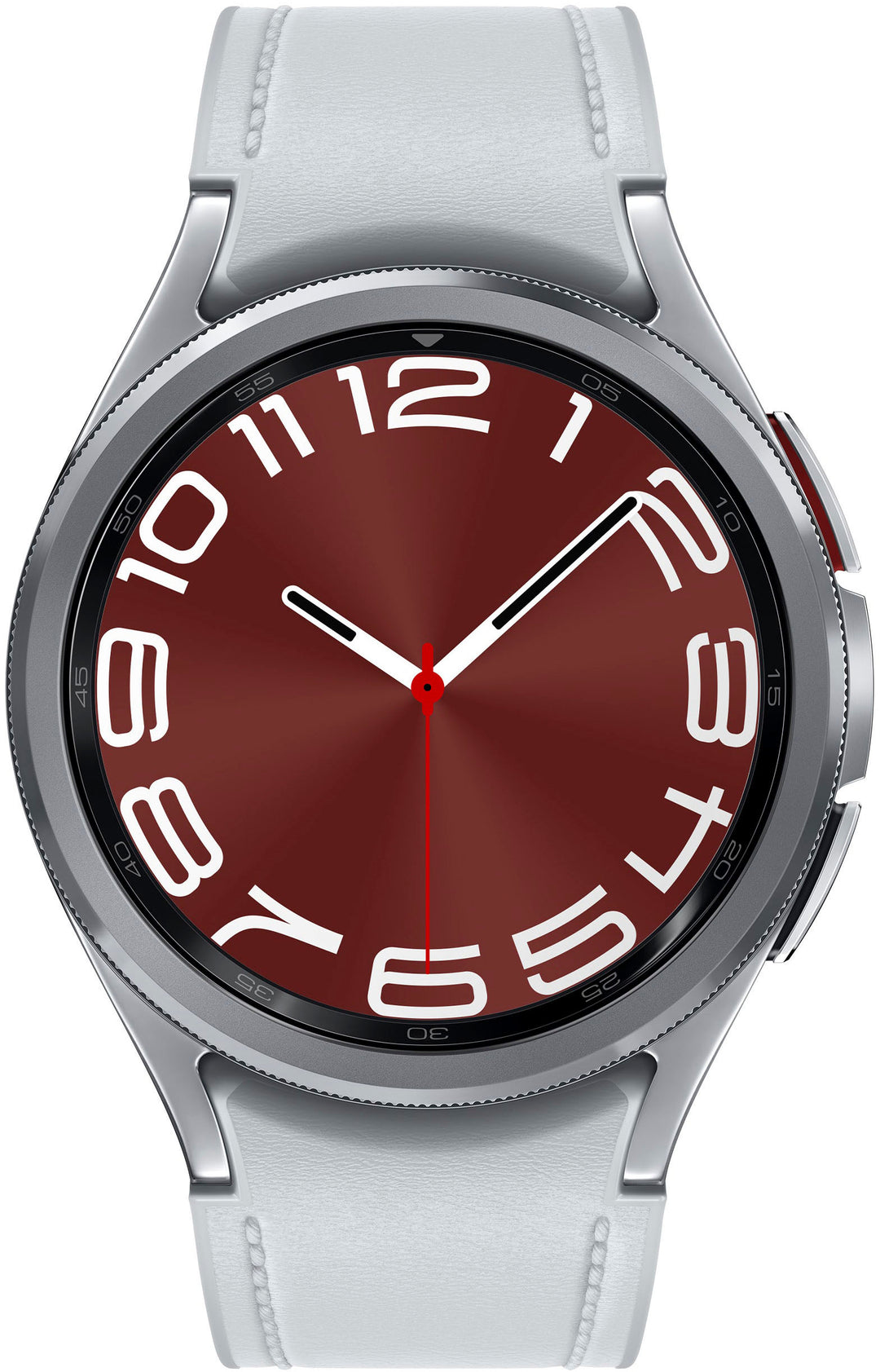 Samsung - Galaxy Watch6 Classic Stainless Steel Smartwatch 43mm BT - Silver_0