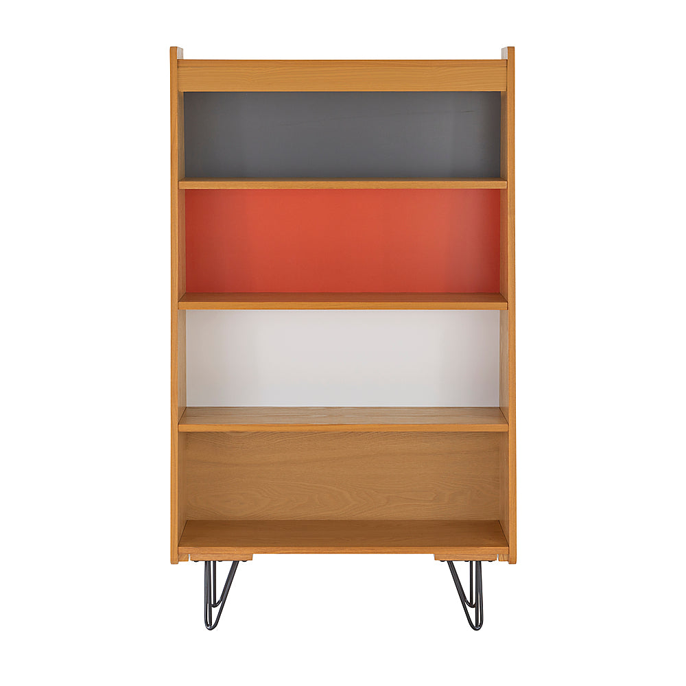 Linon Home Décor - Pollard Multicolor 4-Shelf Bookcase - Natural_1