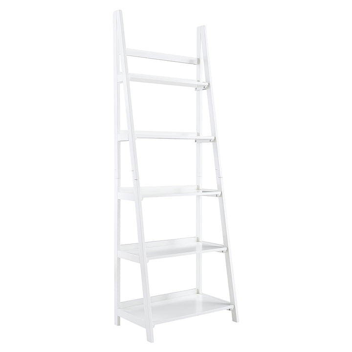 Linon Home Décor - Clayborn 5-Shelf Bookcase - White_0