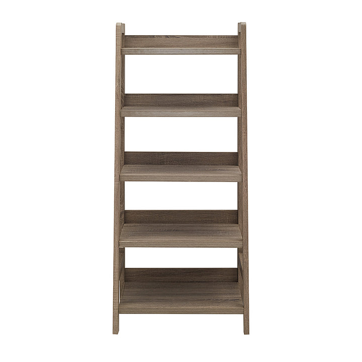Linon Home Décor - Tennyson Five-Shelf Ladder Bookcase - Gray_1