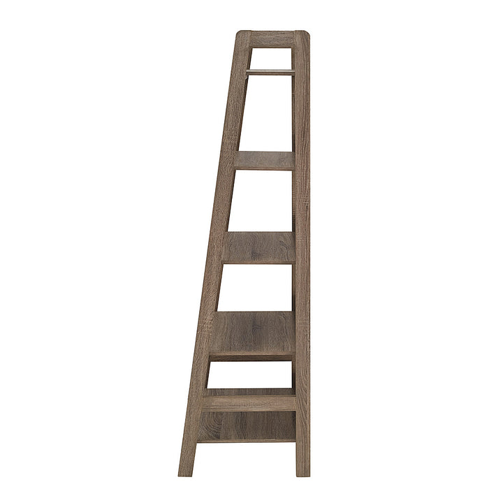 Linon Home Décor - Tennyson Five-Shelf Ladder Bookcase - Gray_7