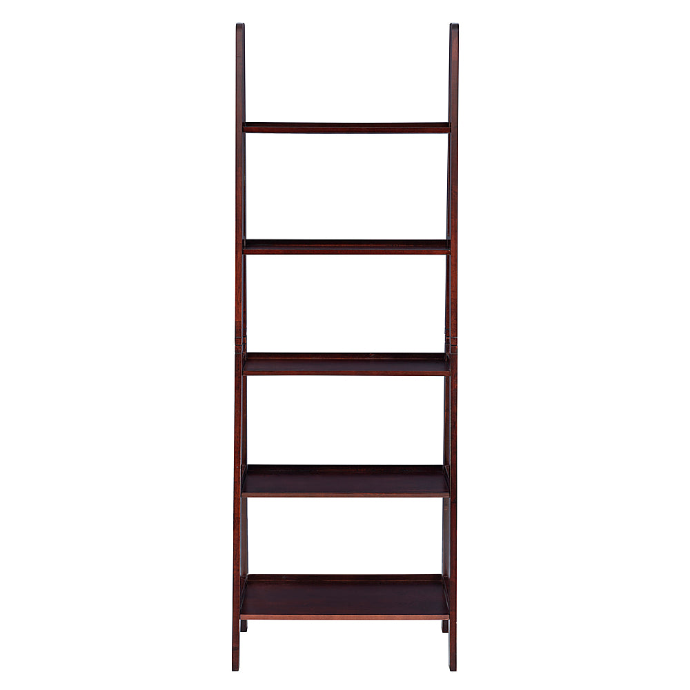 Linon Home Décor - Radford Five-Tier Ladder Bookshelf - Espresso_1