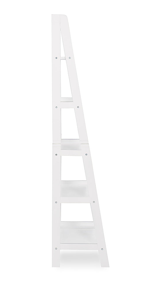 Linon Home Décor - Radford Five-Tier Ladder Bookshelf - White_5