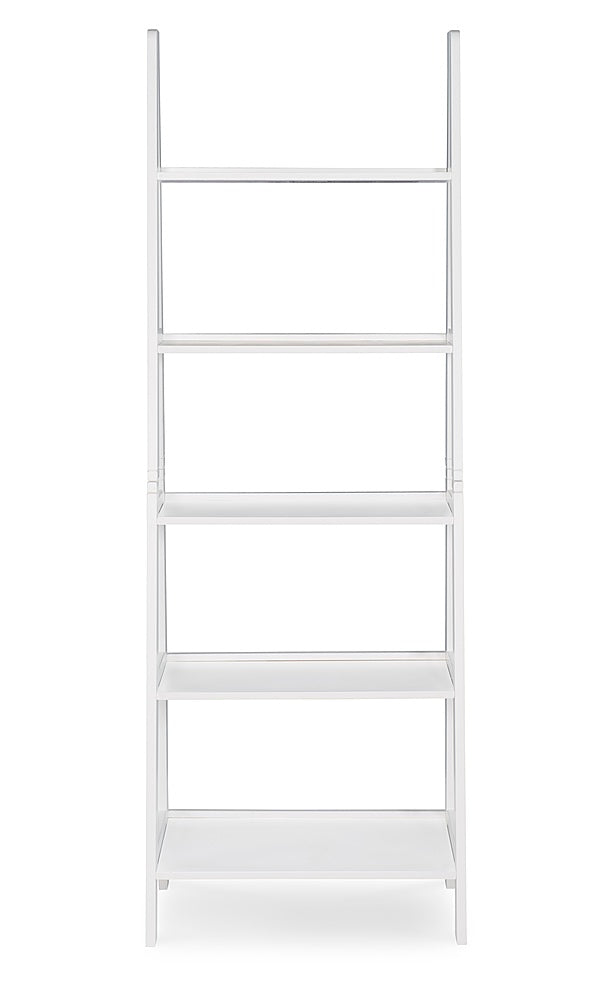 Linon Home Décor - Radford Five-Tier Ladder Bookshelf - White_2