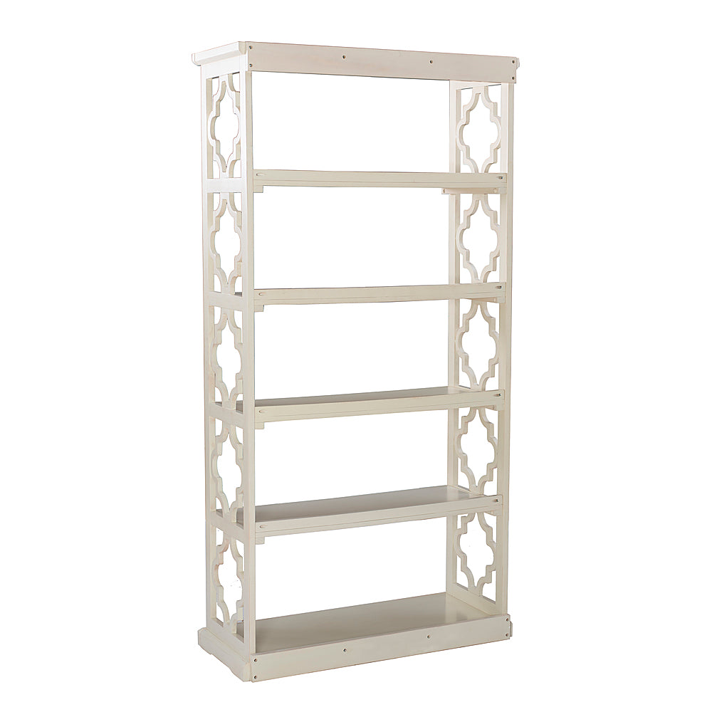 Linon Home Décor - Truxton Five-Shelf Bookcase - White_5