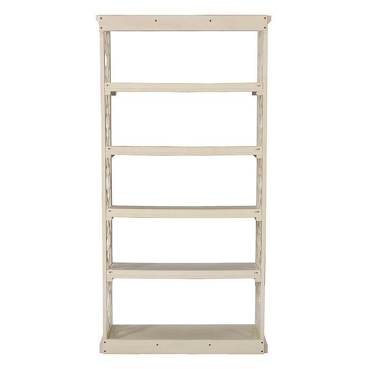 Linon Home Décor - Truxton Five-Shelf Bookcase - White_6