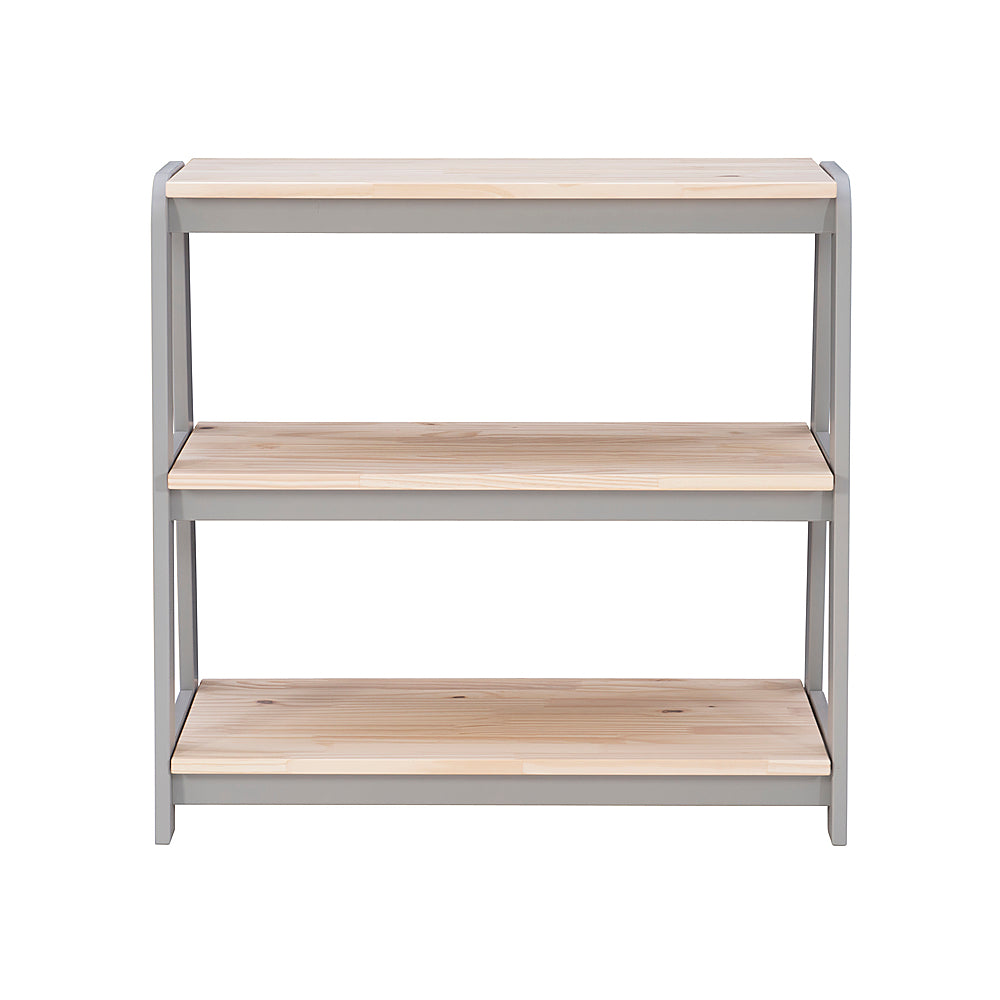 Linon Home Décor - Heald Bookcase Printer Stand - Gray and Natural_1