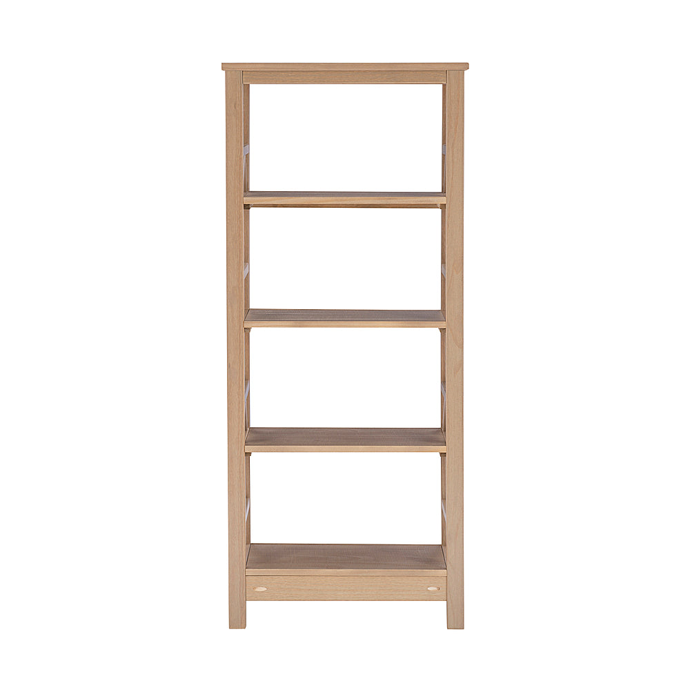 Linon Home Décor - Tressa 4-Shelf Solid Wood Bookcase - Driftwood_9