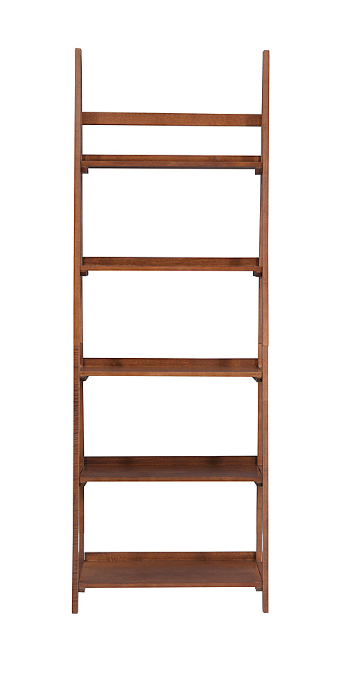 Linon Home Décor - Clayborn 5-Shelf Bookcase - Walnut_1