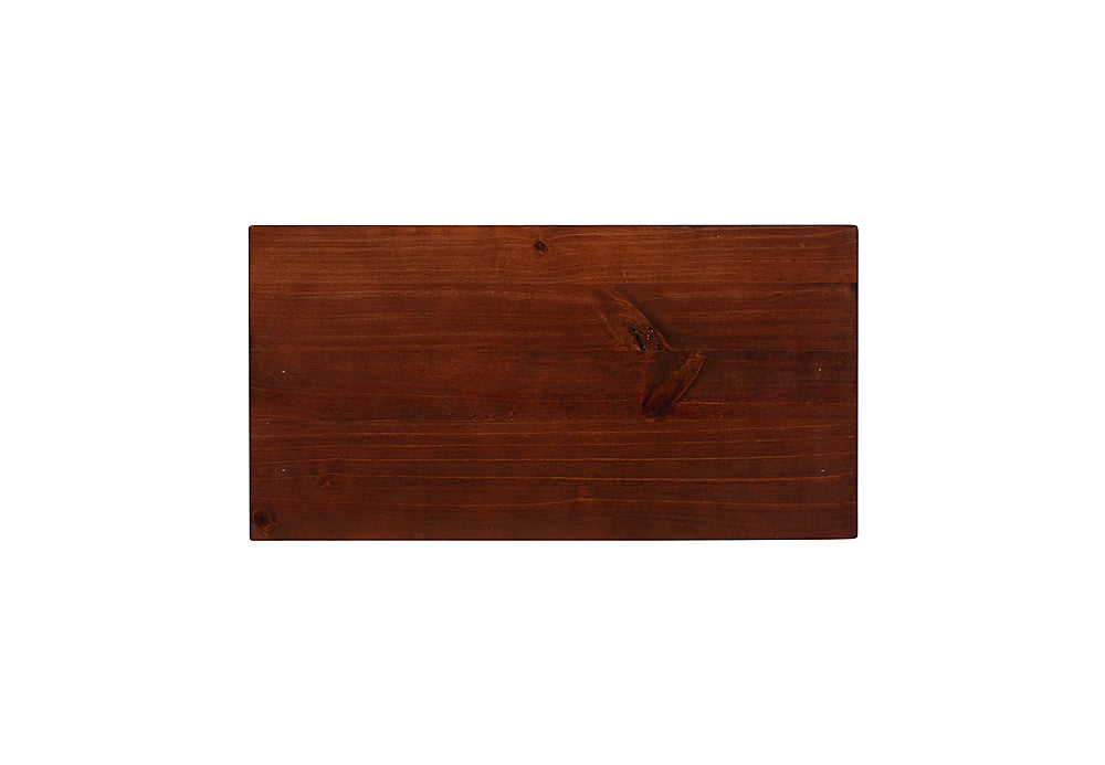 Linon Home Décor - Tressa 4-Shelf Solid Wood Bookcase - Antique Tobacco Brown_5