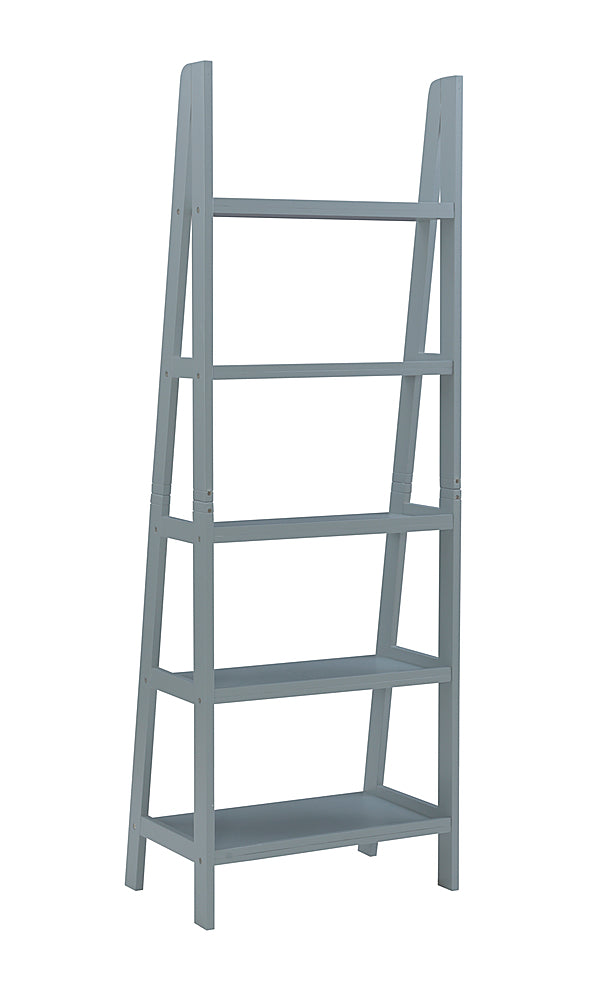 Linon Home Décor - Radford Five-Tier Ladder Bookshelf - Gray_4