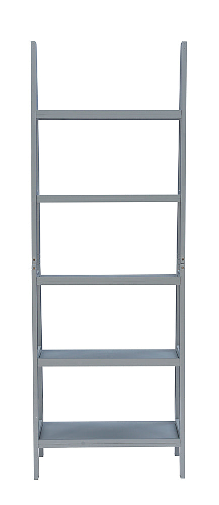 Linon Home Décor - Radford Five-Tier Ladder Bookshelf - Gray_5