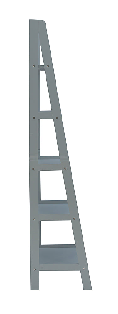 Linon Home Décor - Radford Five-Tier Ladder Bookshelf - Gray_2