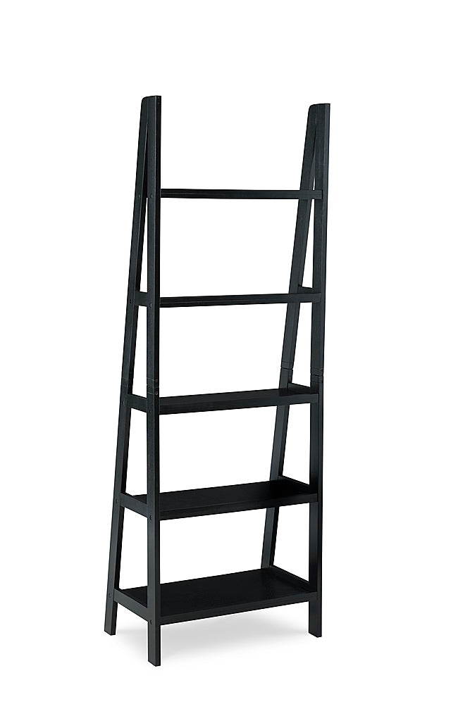 Linon Home Décor - Radford Five-Tier Ladder Bookshelf - Black_1