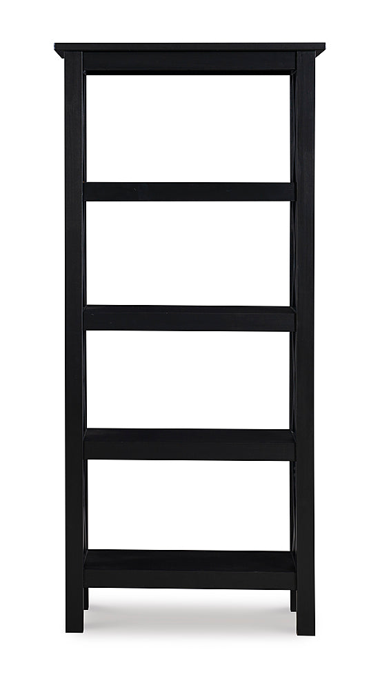 Linon Home Décor - Delevan 4-Shelf Solid Wood Bookcase - Black_1