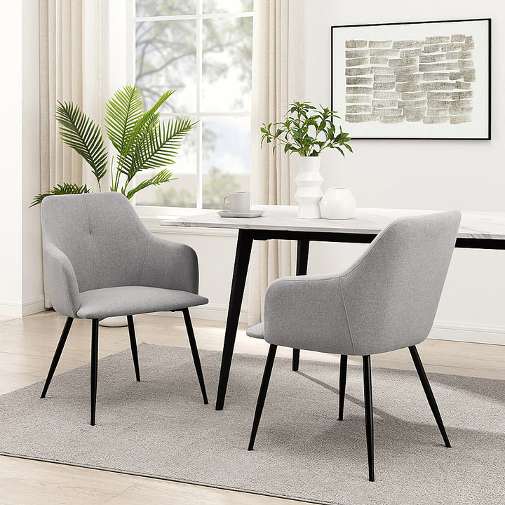 Walker Edison - Modern Dining Chair - Fog Grey_9