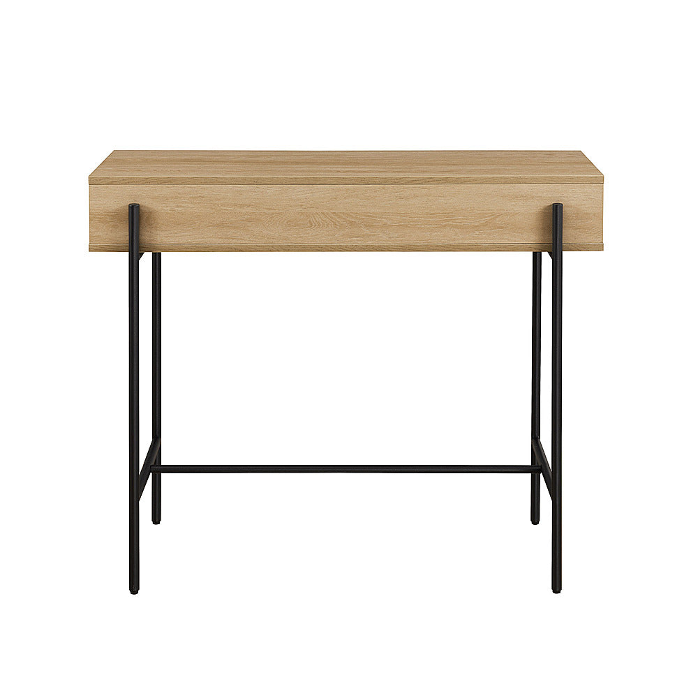 Walker Edison - Modern 1-Drawer Entry Table - Coastal Oak_5