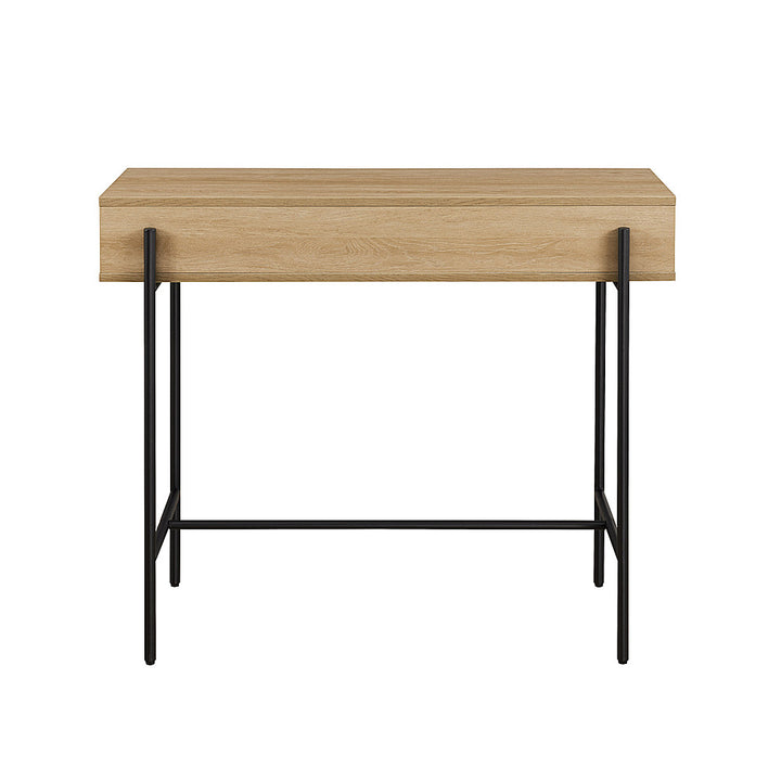 Walker Edison - Modern 1-Drawer Entry Table - Coastal Oak_5