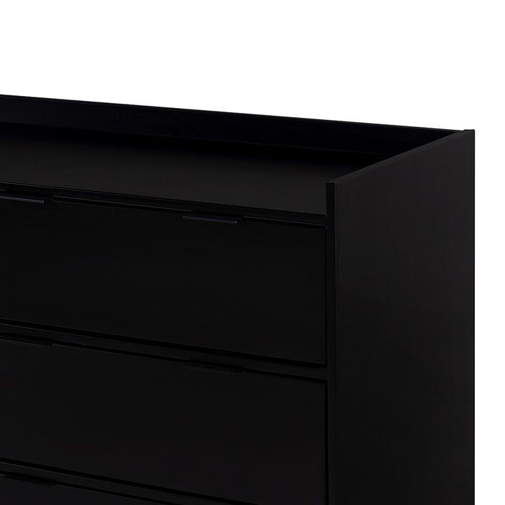 Walker Edison - Modern Minimalist 6-Drawer Solid Wood Dresser - Black_11