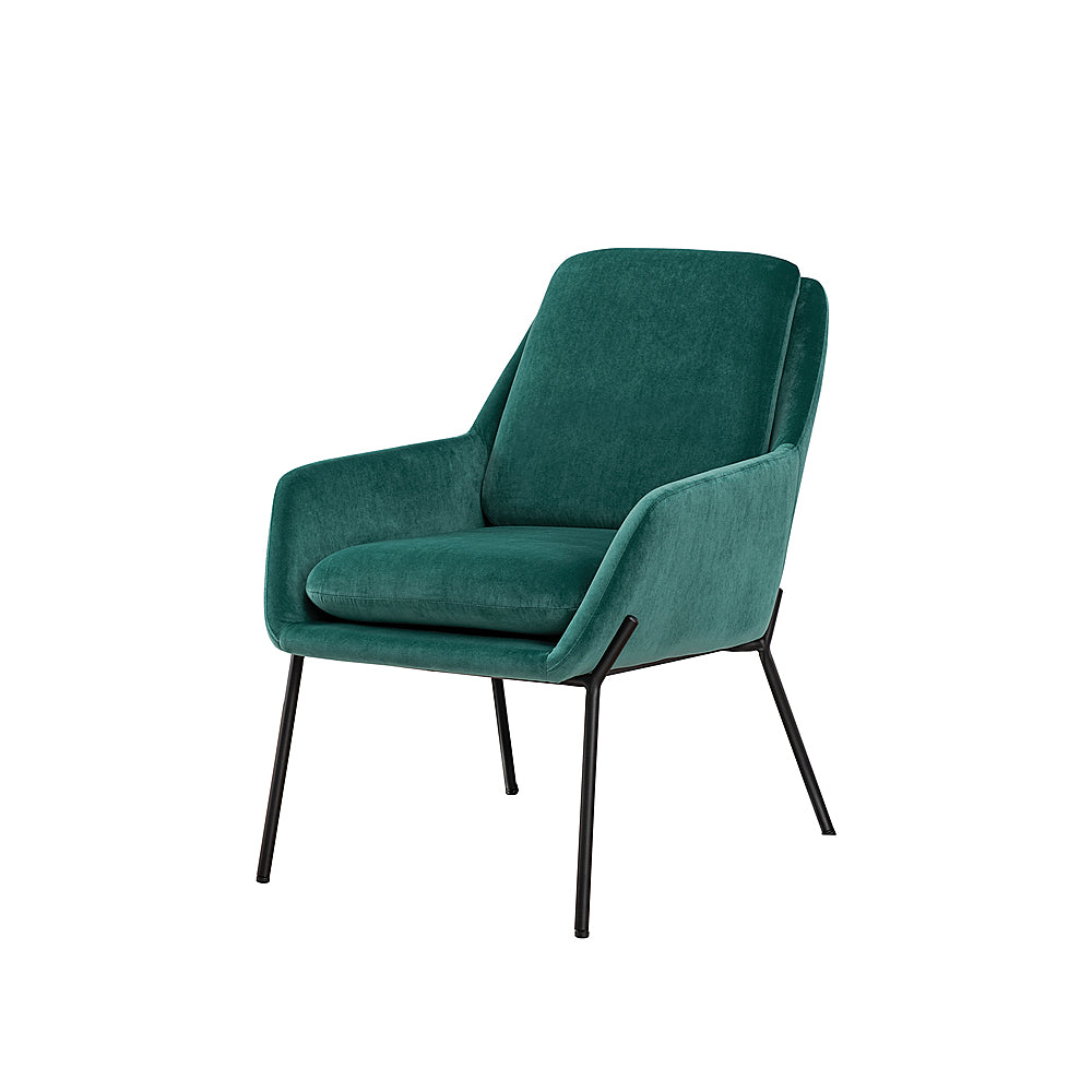 Walker Edison - Glam Accent Chair - Teal_1