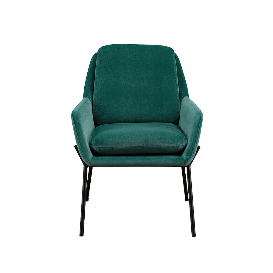 Walker Edison - Glam Accent Chair - Teal_0