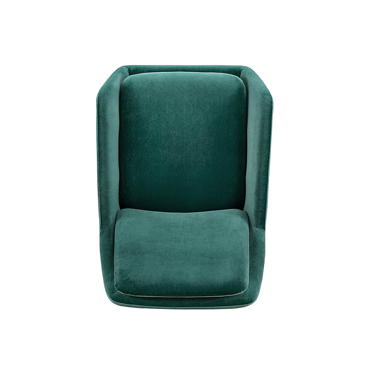 Walker Edison - Glam Accent Chair - Teal_4