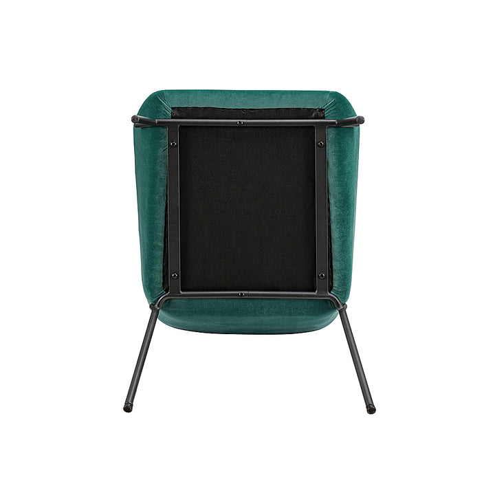 Walker Edison - Glam Accent Chair - Teal_8