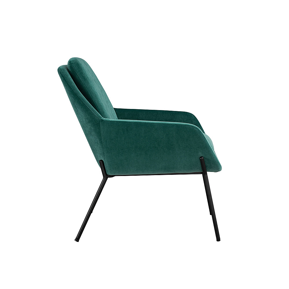 Walker Edison - Glam Accent Chair - Teal_6