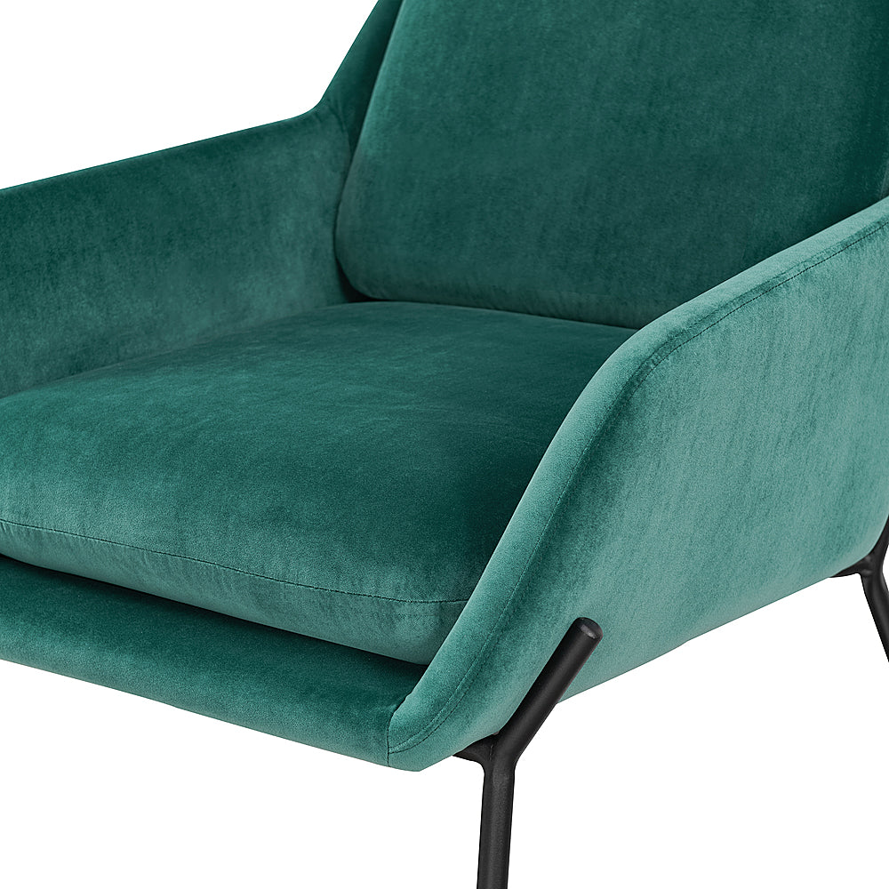 Walker Edison - Glam Accent Chair - Teal_7